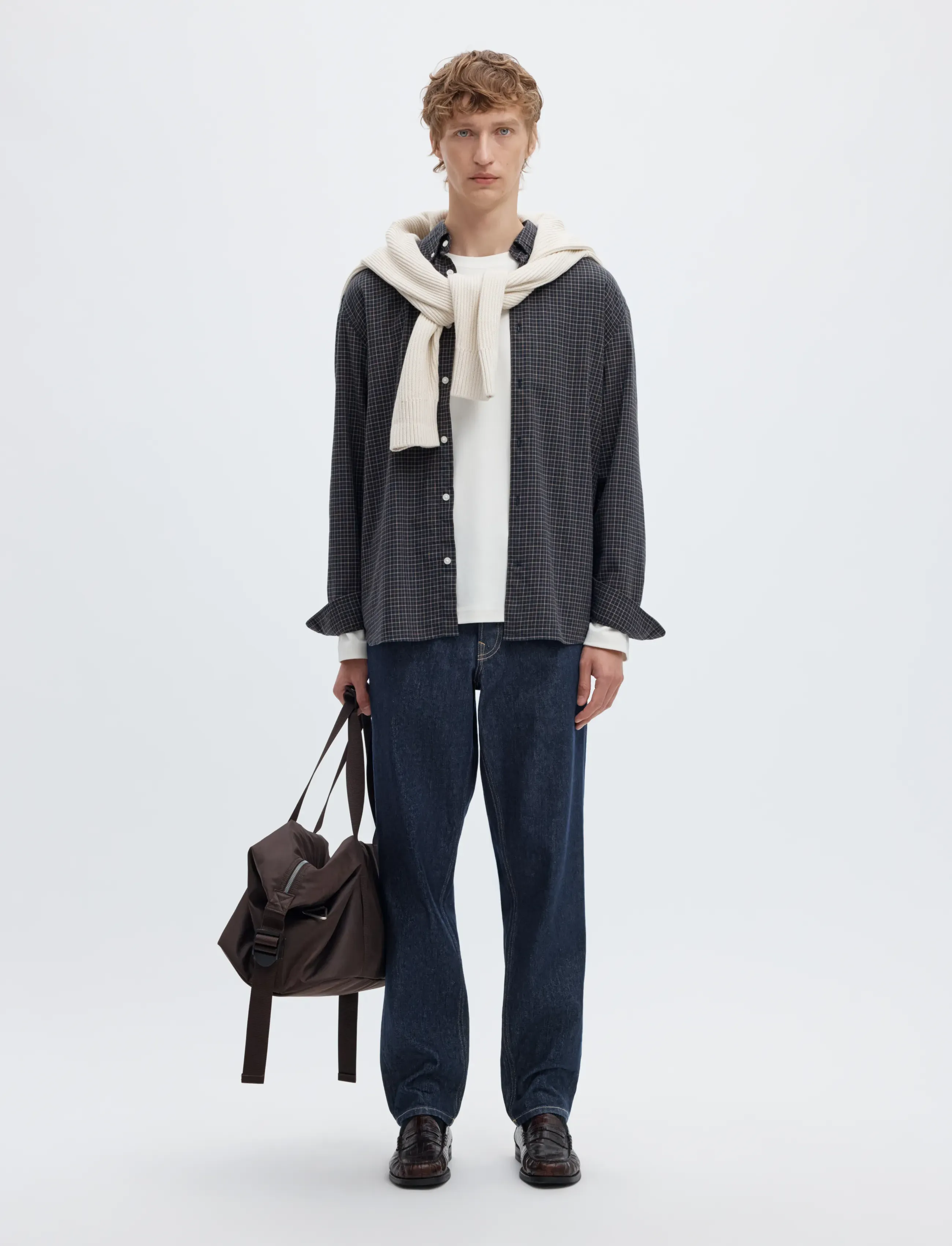 Selected - SLH190-REG TAPERED BEN KORI JEANS NOOS - schmal zulaufende jeans - dark blue denim - 5