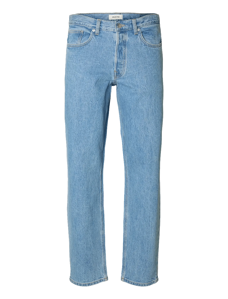 Selected - SLH190-REG TAPERED BEN KORI JEANS NOOS - schmal zulaufende jeans - light blue denim - 1