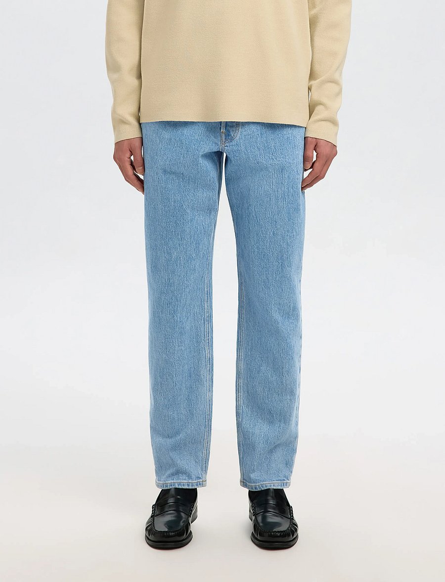 Selected - SLH190-REG TAPERED BEN KORI JEANS NOOS - schmal zulaufende jeans - light blue denim - 0