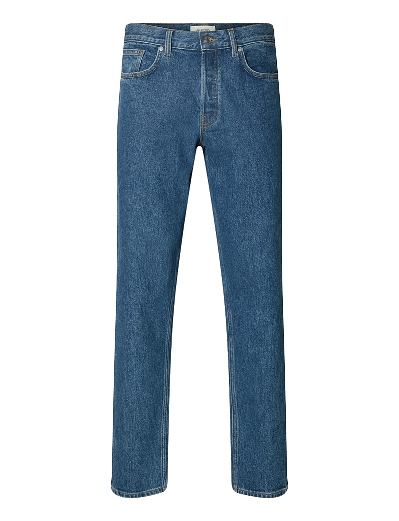 Selected - SLH190-REG TAPERED BEN KORI JEANS NOOS - tapered jeans - medium blue denim - 1