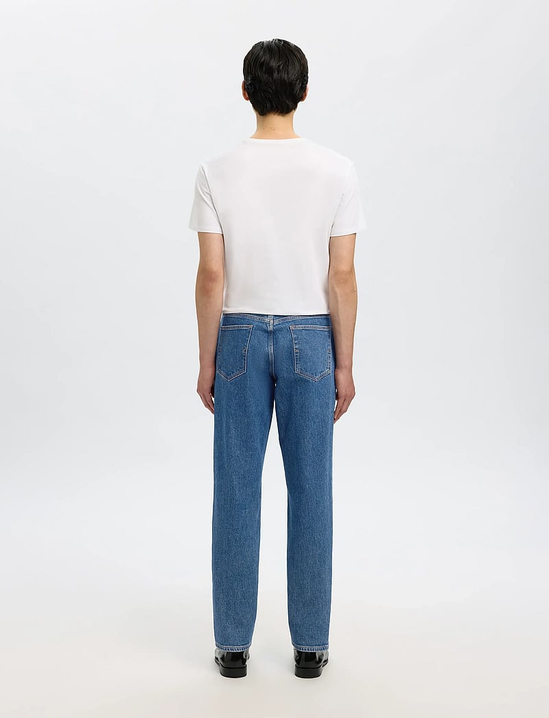 Selected - SLH190-REG TAPERED BEN KORI JEANS NOOS - tapered jeans - medium blue denim - 2