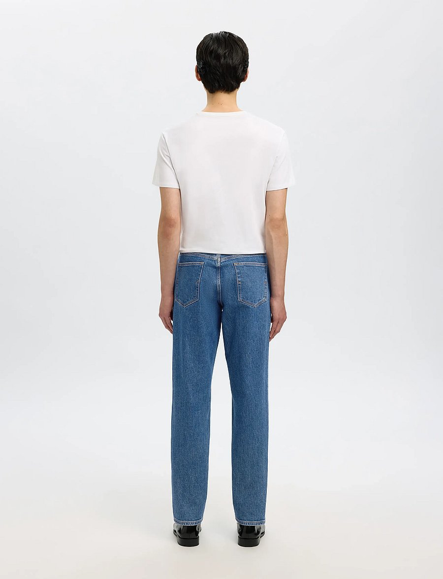 Selected - SLH190-REG TAPERED BEN KORI JEANS NOOS - schmal zulaufende jeans - medium blue denim - 2