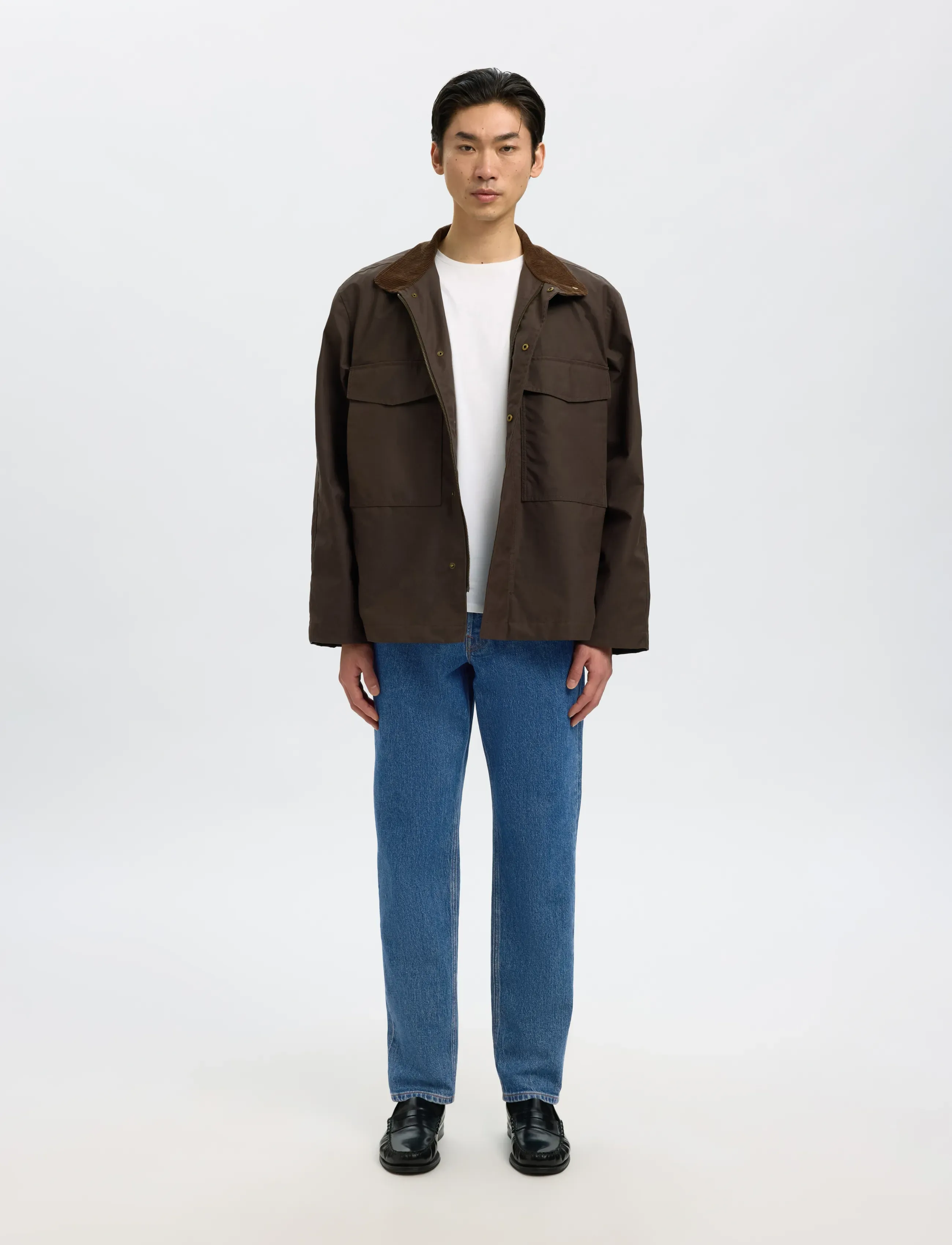 Selected - SLM190-REG TAPERED BEN KORI JEANS NOOS - tapered jeans - medium blue denim - 3