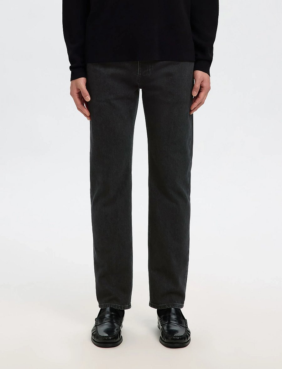 Selected - SLM220-LOOSE BEN KORI JEANS NOOS - normale jeans - black denim - 0