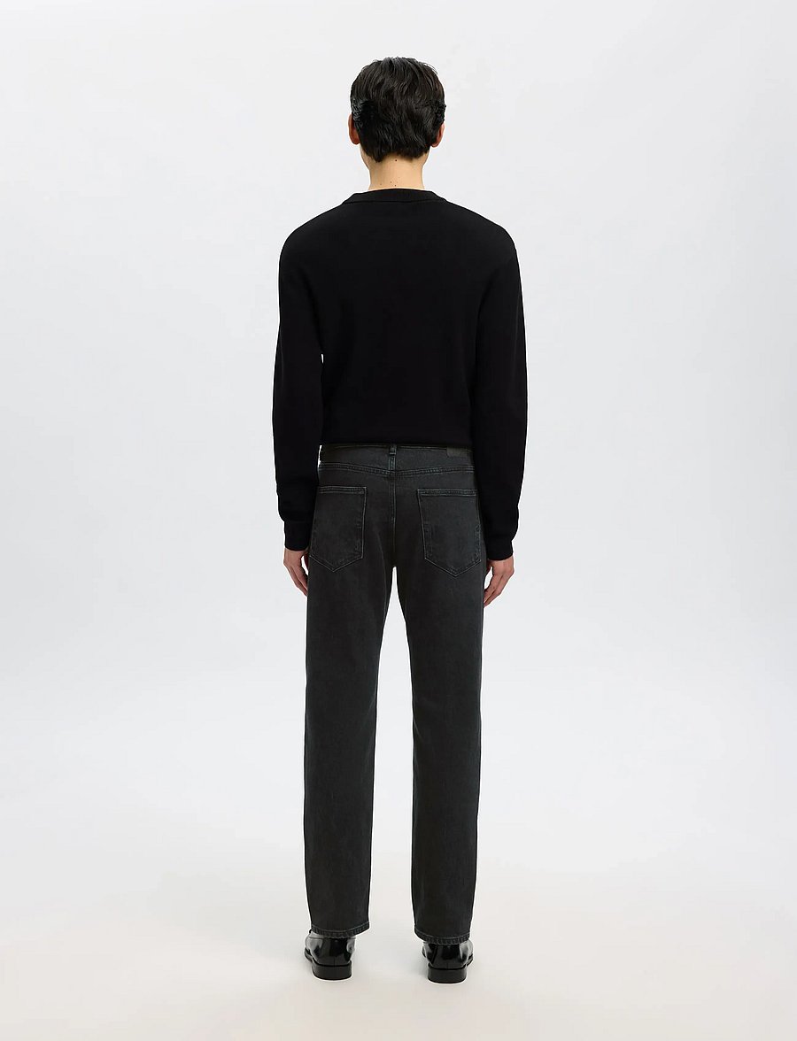 Selected - SLM220-LOOSE BEN KORI JEANS NOOS - normale jeans - black denim - 2