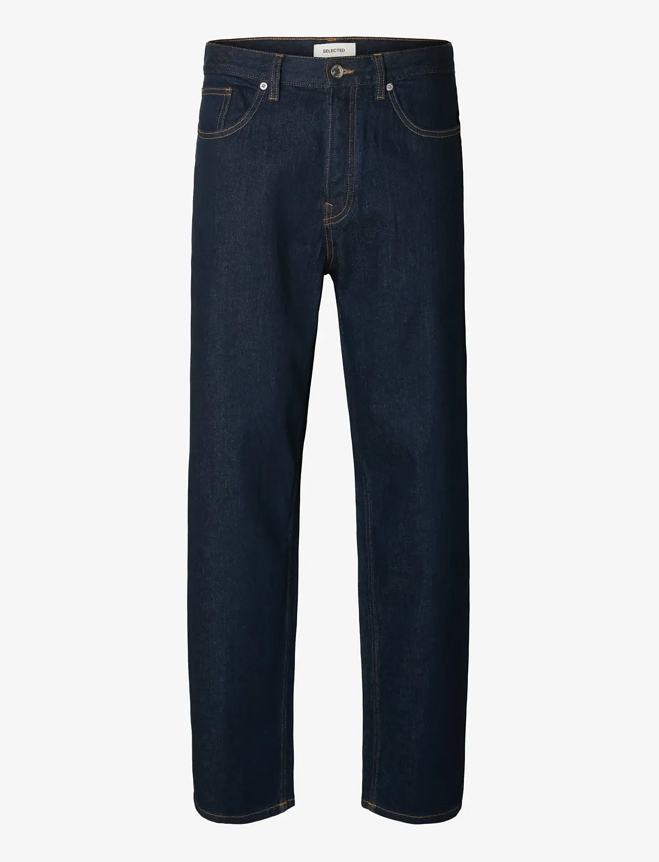 Selected - SLH220-LOOSE BEN KORI JEANS NOOS - regular jeans - dark blue denim - 1