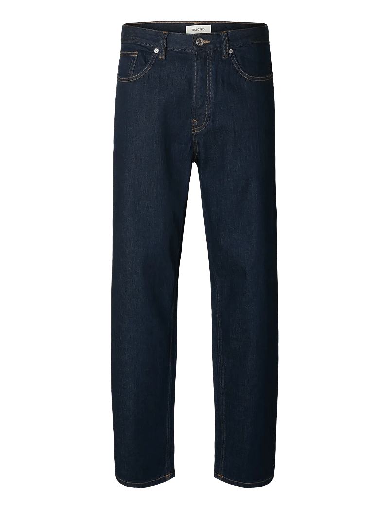 Selected - SLH220-LOOSE BEN KORI JEANS NOOS - regular jeans - dark blue denim - 1