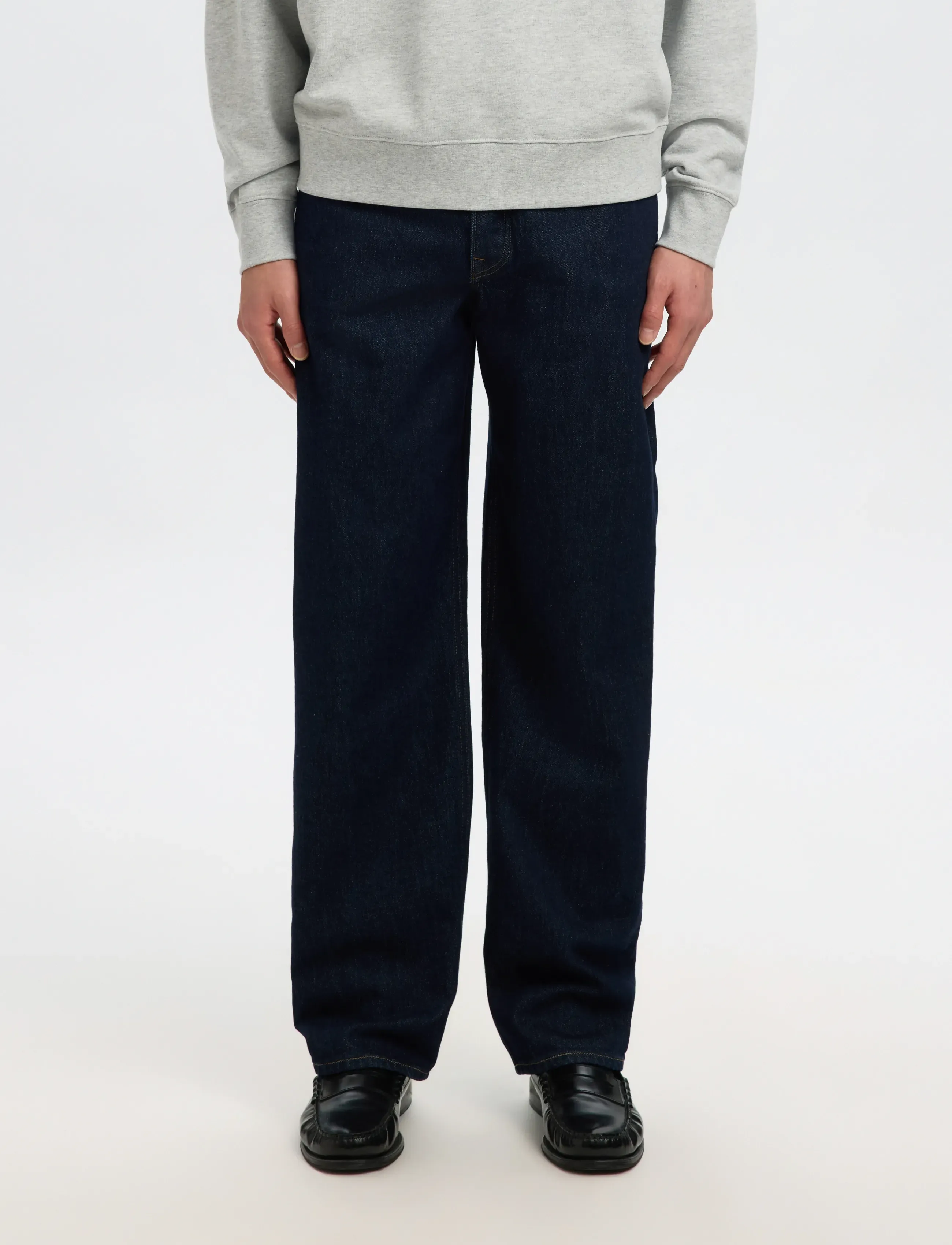 Selected SLH220-LOOSE BEN KORI JEANS NOOS - Teksad - DARK BLUE DENIM / blue