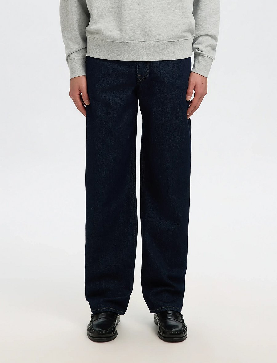 Selected - SLM220-LOOSE BEN KORI JEANS NOOS - regular jeans - dark blue denim - 0