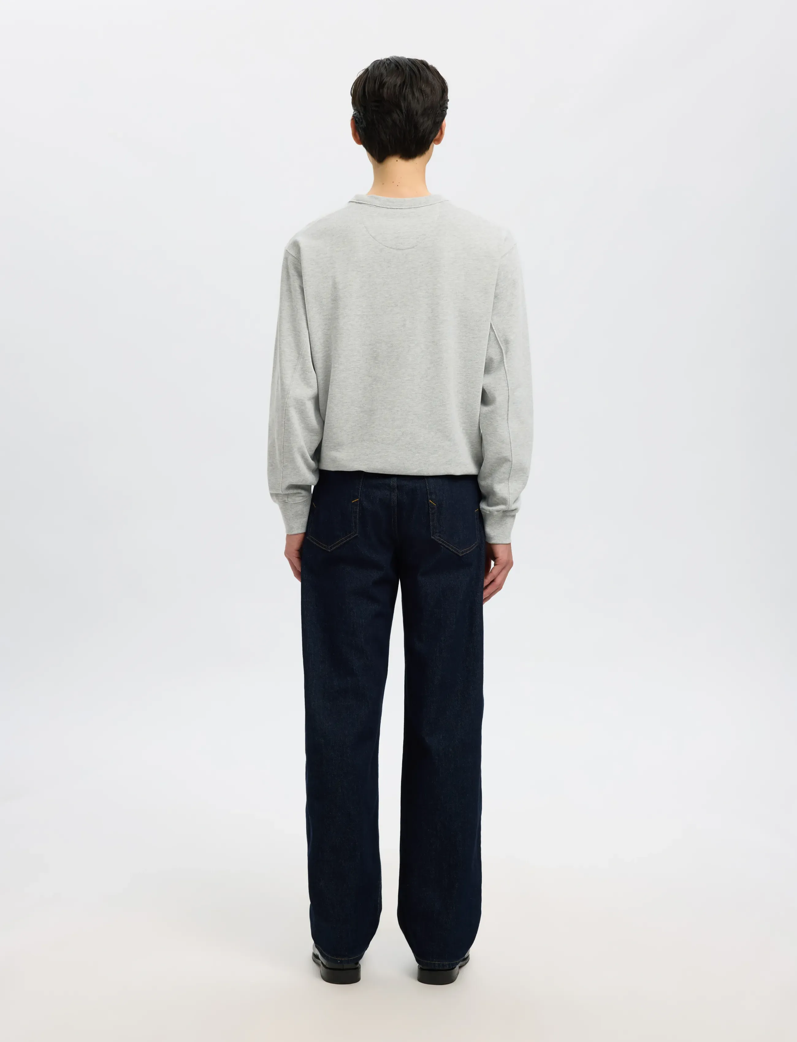 Selected - SLM220-LOOSE BEN KORI JEANS NOOS - regular jeans - dark blue denim - 2