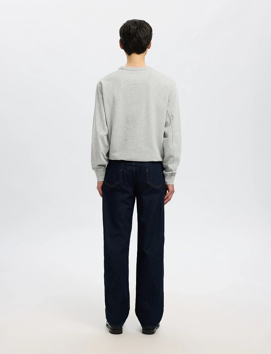 Selected - SLM220-LOOSE BEN KORI JEANS NOOS - regular jeans - dark blue denim - 2