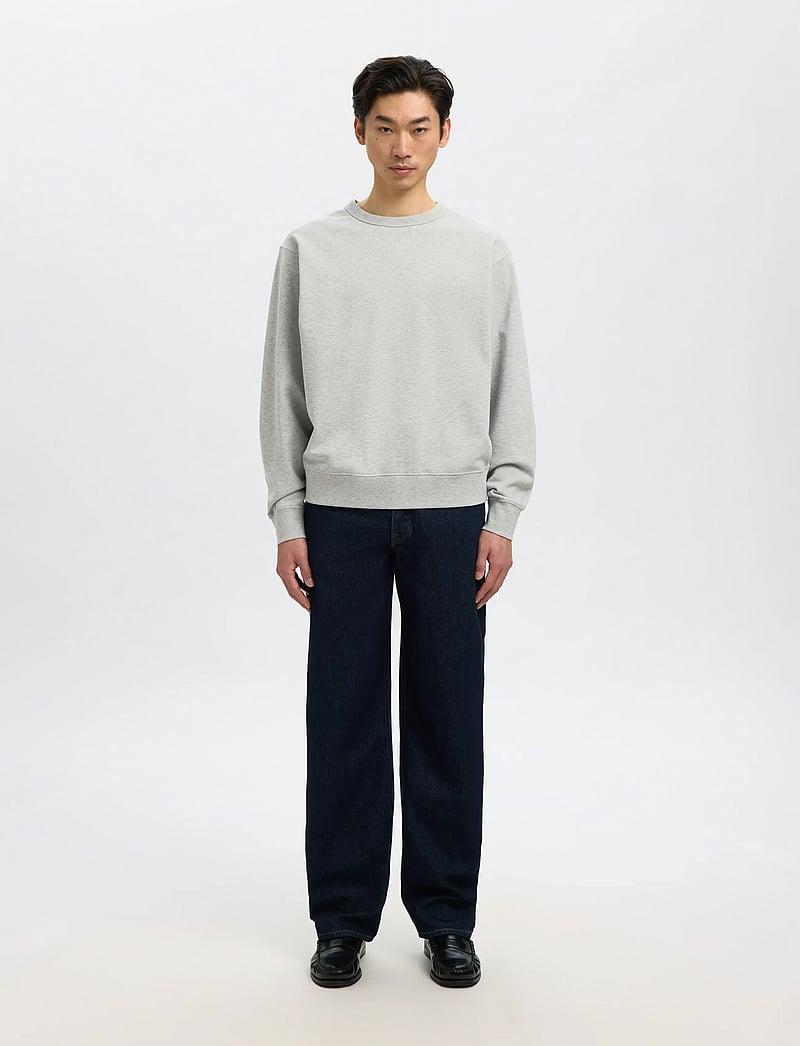 Selected - SLH220-LOOSE BEN KORI JEANS NOOS - regular jeans - dark blue denim - 3