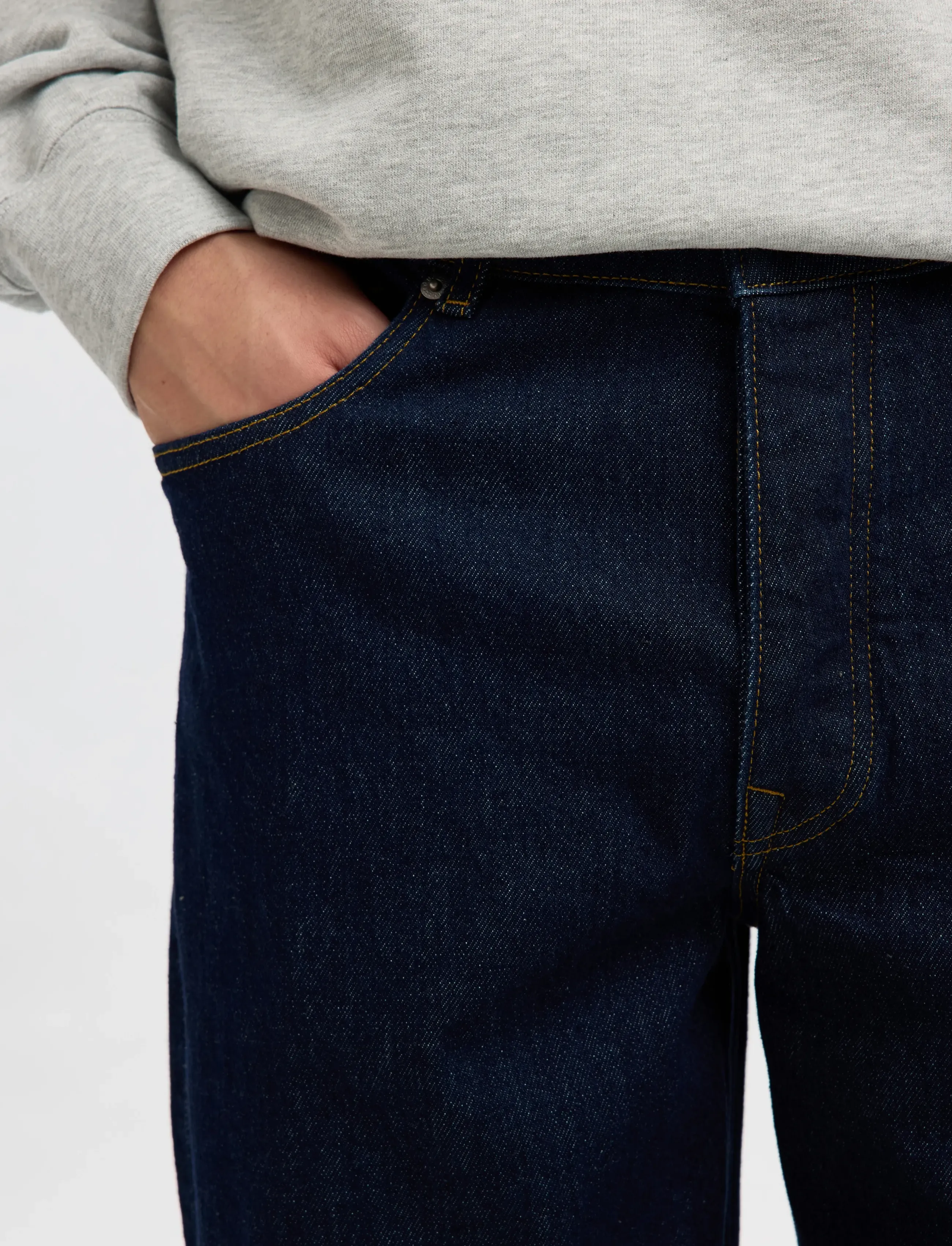 Selected - SLM220-LOOSE BEN KORI JEANS NOOS - regular jeans - dark blue denim - 4