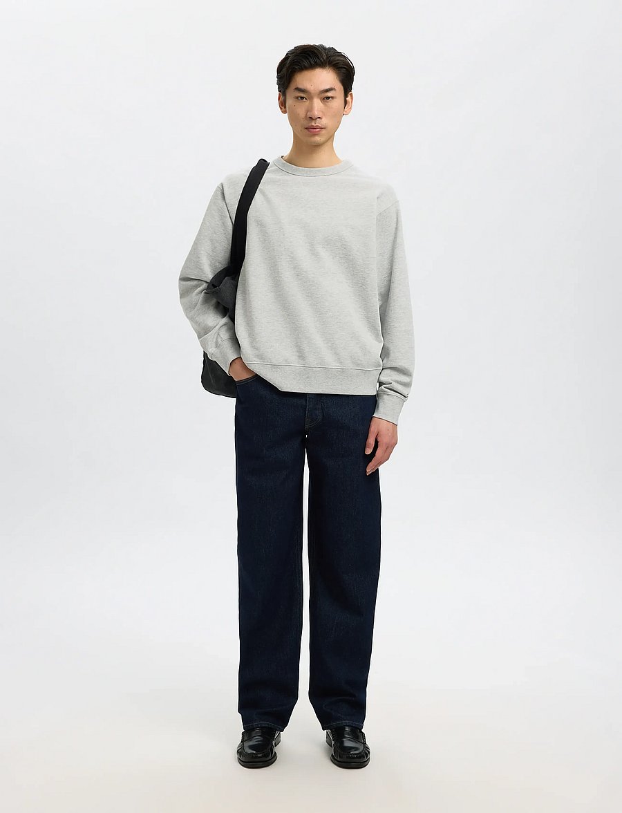 Selected - SLM220-LOOSE BEN KORI JEANS NOOS - regular jeans - dark blue denim - 5
