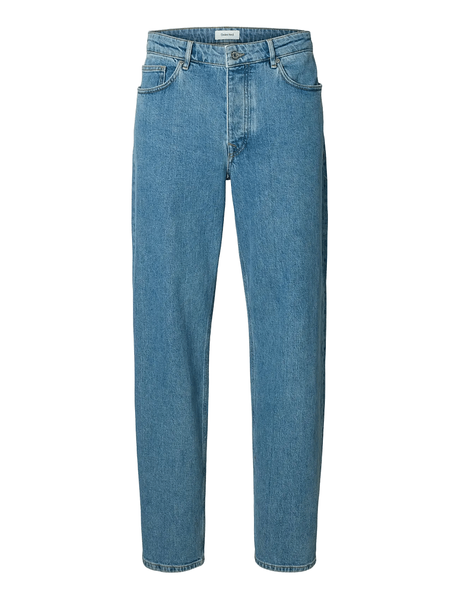 Selected - SLM220-LOOSE BEN KORI JEANS NOOS - regular jeans - light blue denim - 1