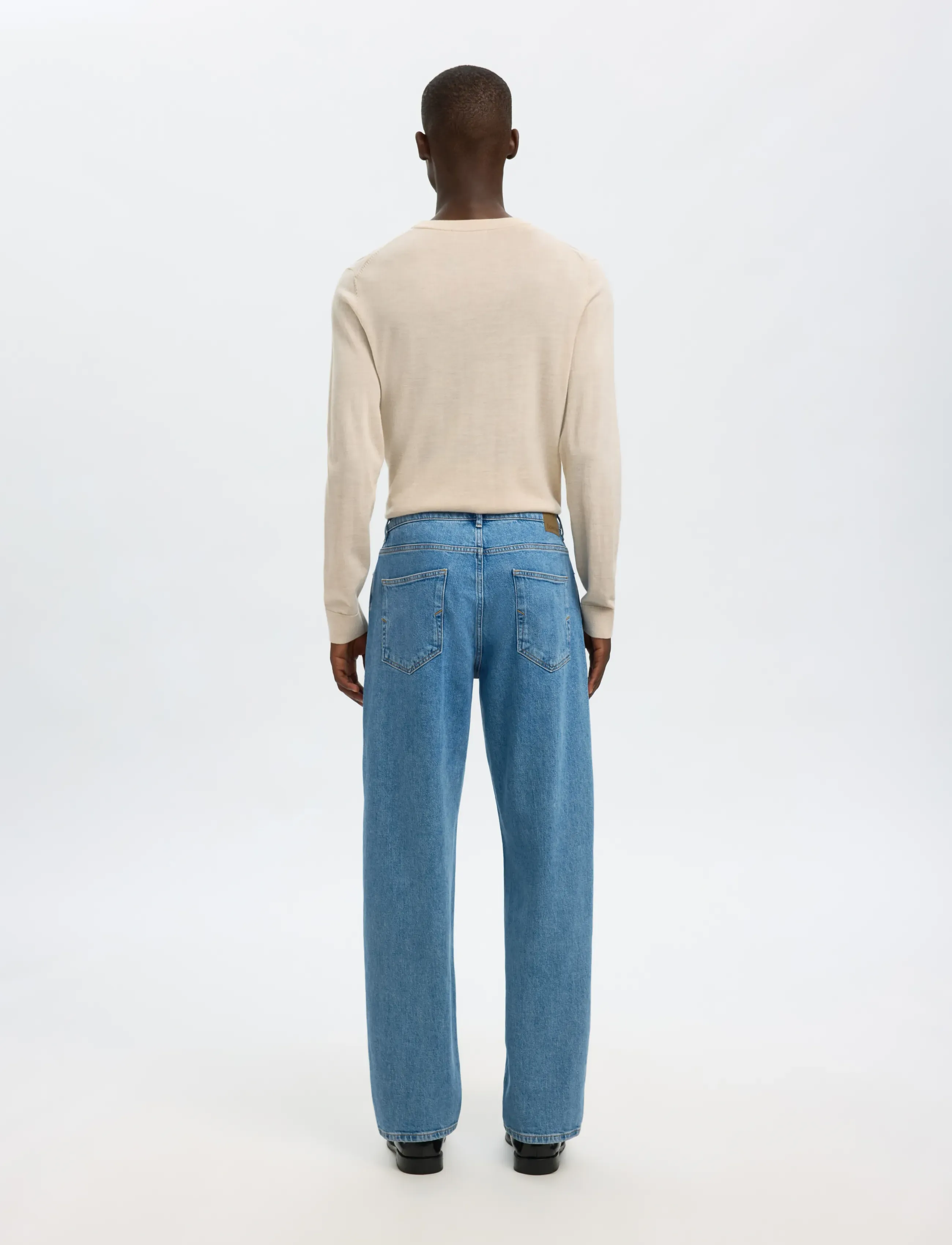 Selected - SLM220-LOOSE BEN KORI JEANS NOOS - regular jeans - light blue denim - 2