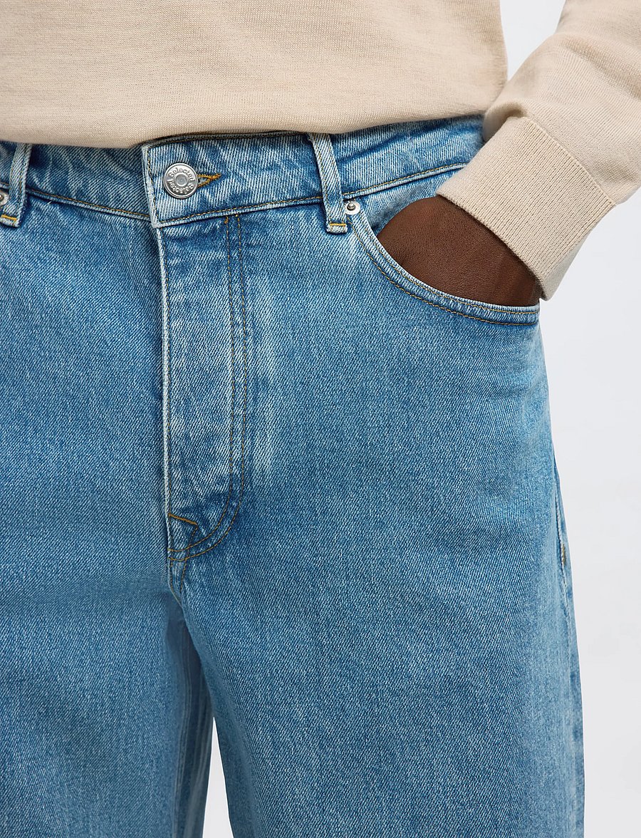 Selected - SLM220-LOOSE BEN KORI JEANS NOOS - regular jeans - light blue denim - 3