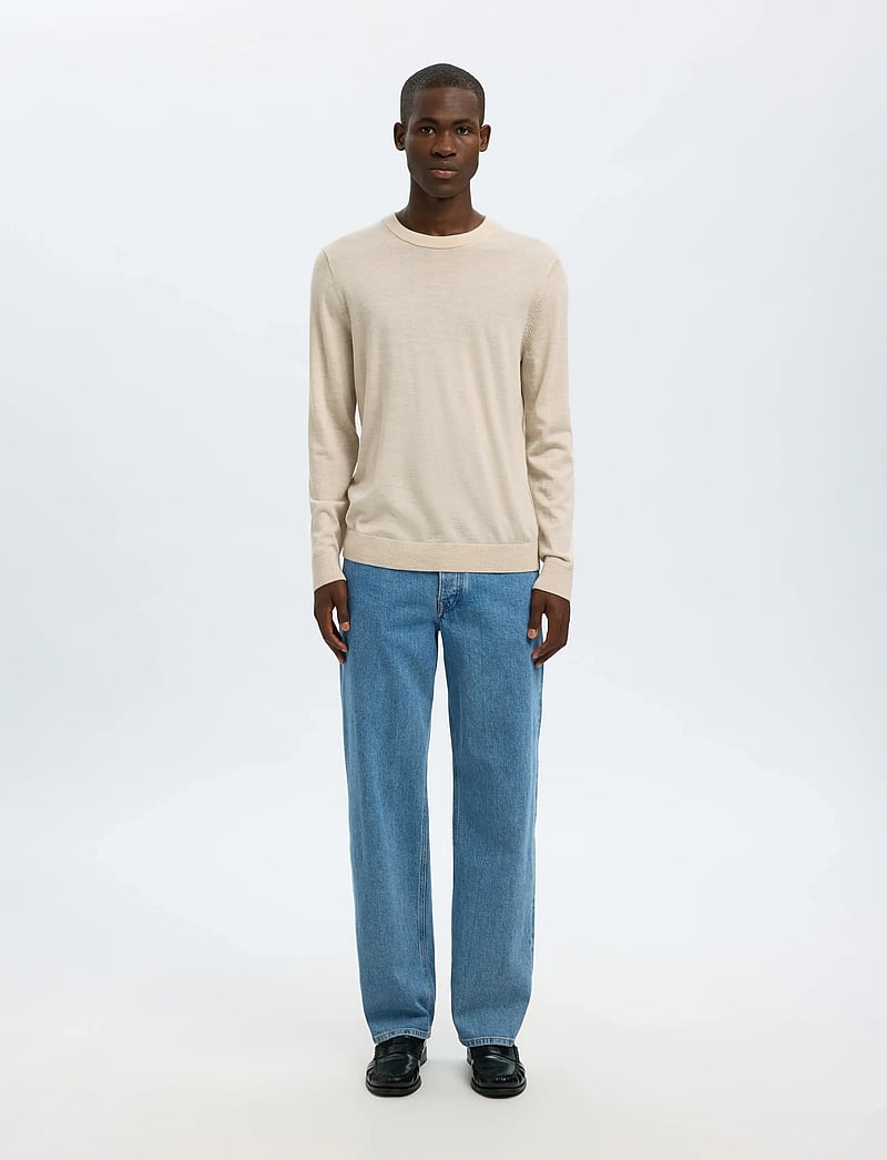 Selected - SLH220-LOOSE BEN KORI JEANS NOOS - tavalised teksad - light blue denim - 5