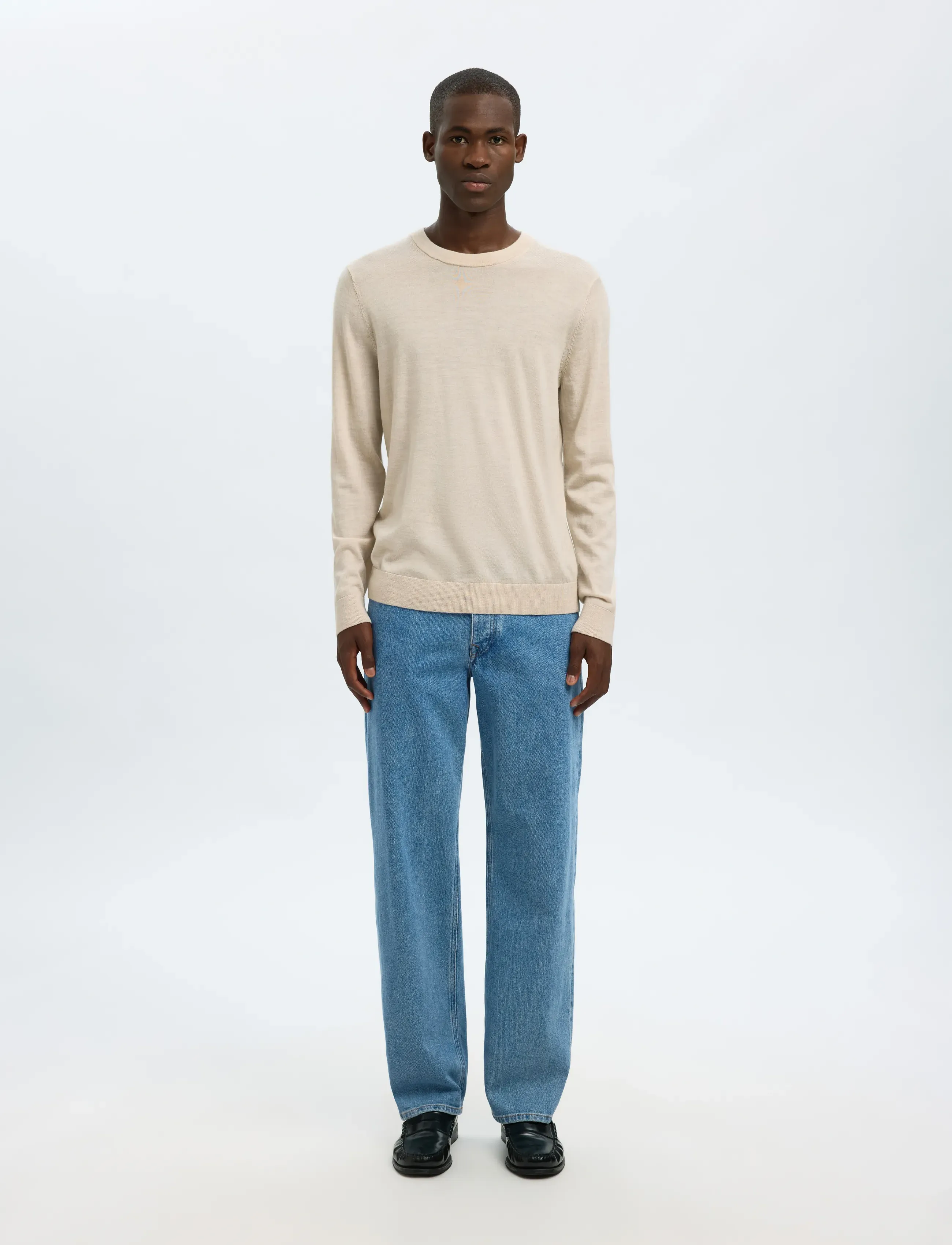 Selected - SLM220-LOOSE BEN KORI JEANS NOOS - regular jeans - light blue denim - 5