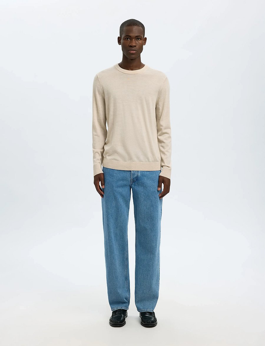 Selected - SLM220-LOOSE BEN KORI JEANS NOOS - regular jeans - light blue denim - 5