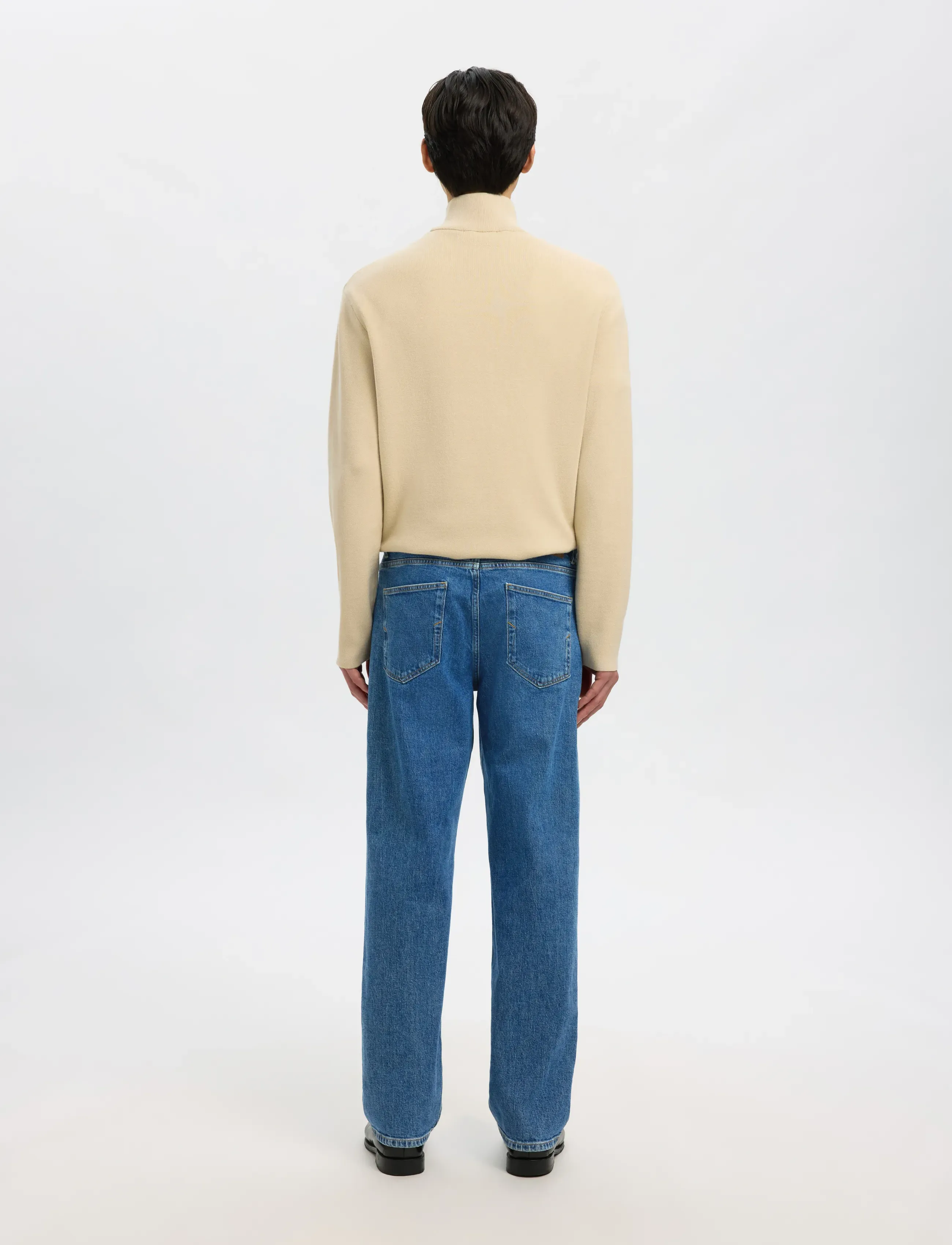 Selected - SLM220-LOOSE BEN KORI JEANS NOOS - regular jeans - medium blue denim - 2