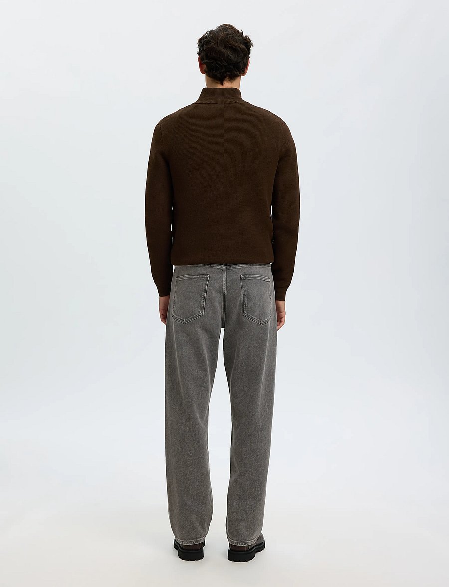 Selected - SLM220-LOOSE BEN KORI JEANS NOOS - normale jeans - medium grey denim - 2