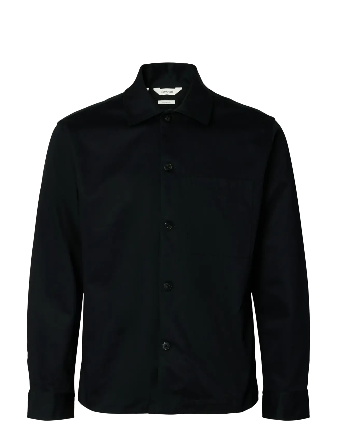 SELECTED Slmotto Tate Heavy Twill Overshirt Noos Schwarz - XXL - Herren
