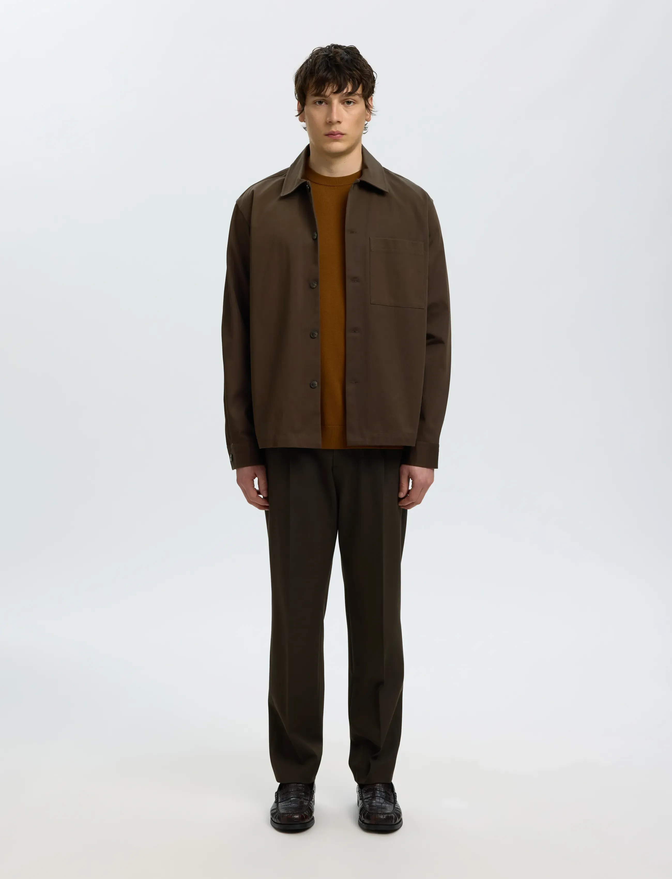 Selected - SLMOTTO TATE HEAVY TWILL OVERSHIRT NOOS - shoppa efter tillfälle - delicioso - 3