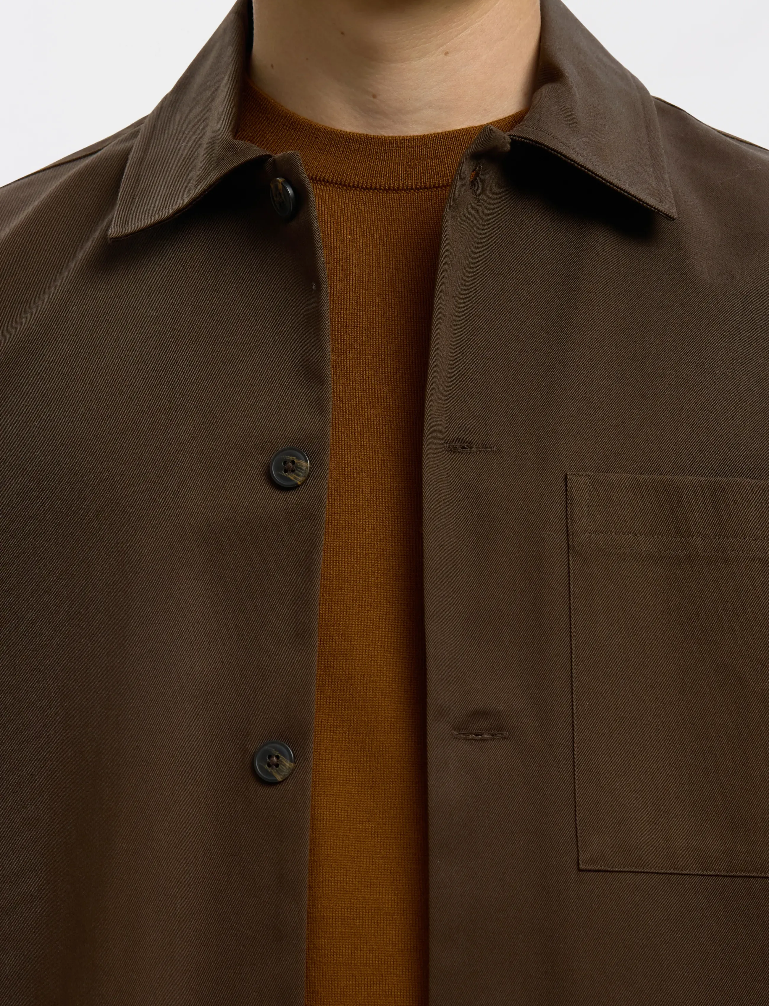 Selected - SLMOTTO TATE HEAVY TWILL OVERSHIRT NOOS - shoppa efter tillfälle - delicioso - 4