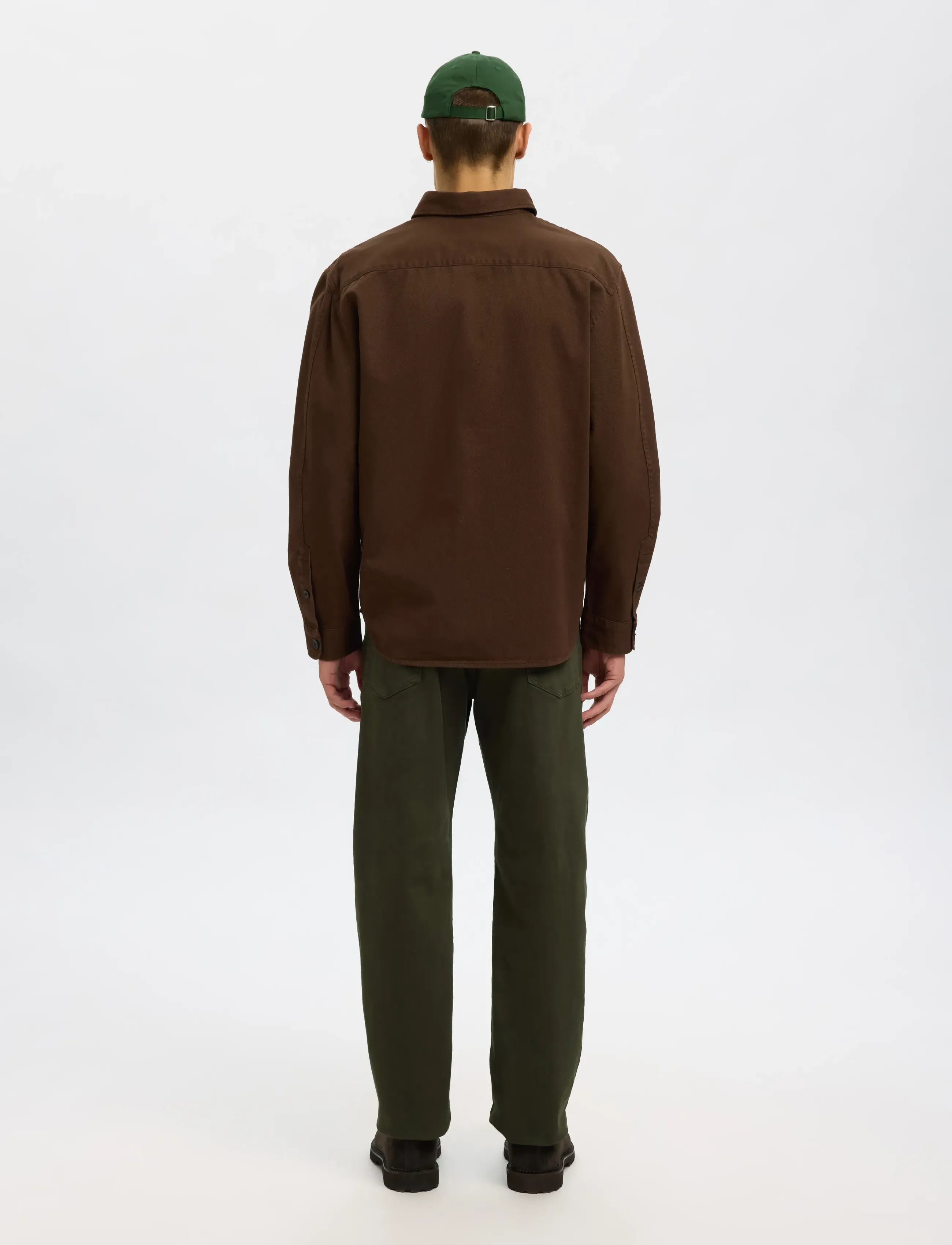 Selected - SLMTRAVIS TWILL OVERSHIRT LS NOOS - osta olukorra järgi - demitasse - 2