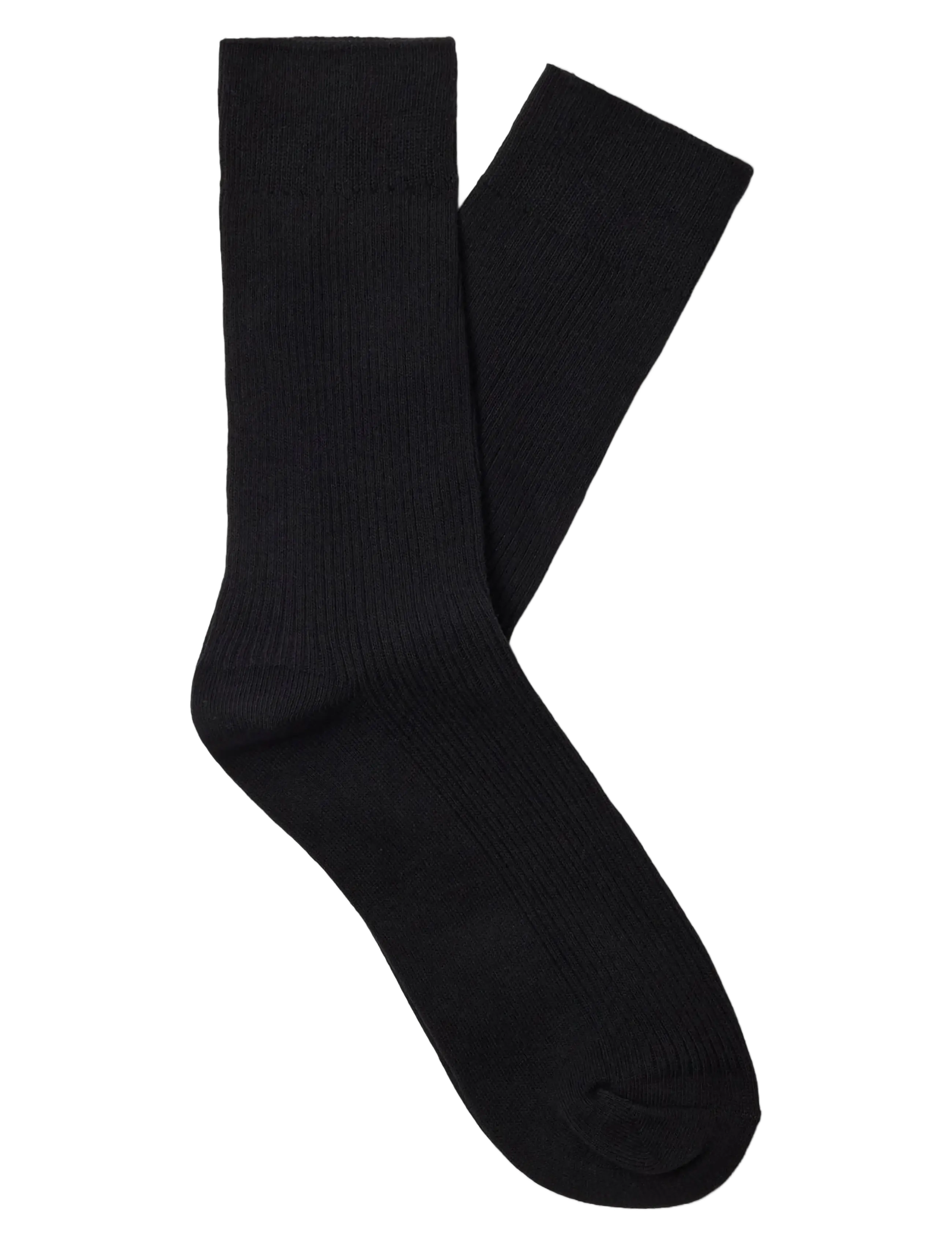 Selected - SLMRIVER 5-PACK RIB SOCK - die niedrigsten preise - black - 1
