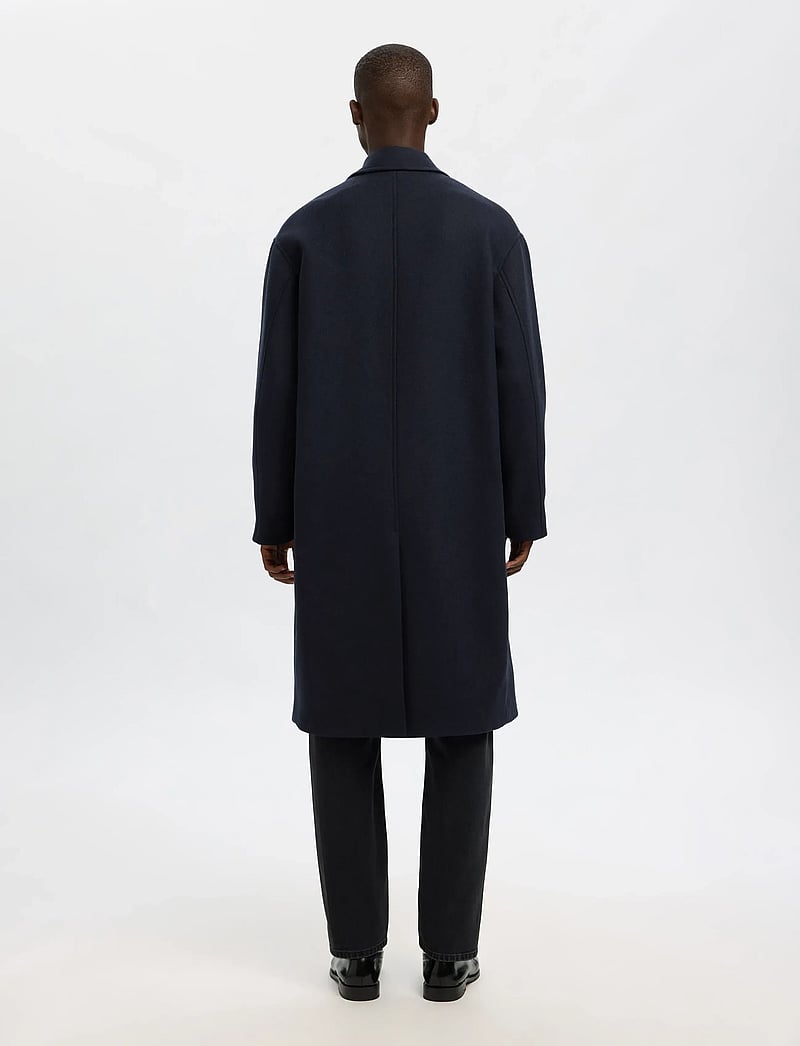 Selected - SLHSIMON MANTECO COAT - winterjacken - sky captain - 2