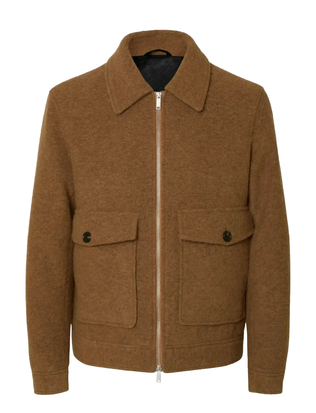 Selected SLHJAKOB WOOL BLEND JKT - Selected - CHIPMUNK / brown