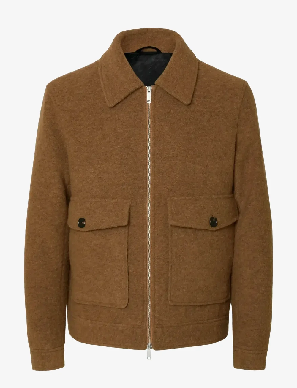 Selected - SLHJAKOB WOOL BLEND JKT - winter jackets - chipmunk - 1