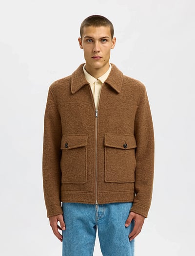 Slmjakob Wool Blend Jkt Noos - Uldjakker