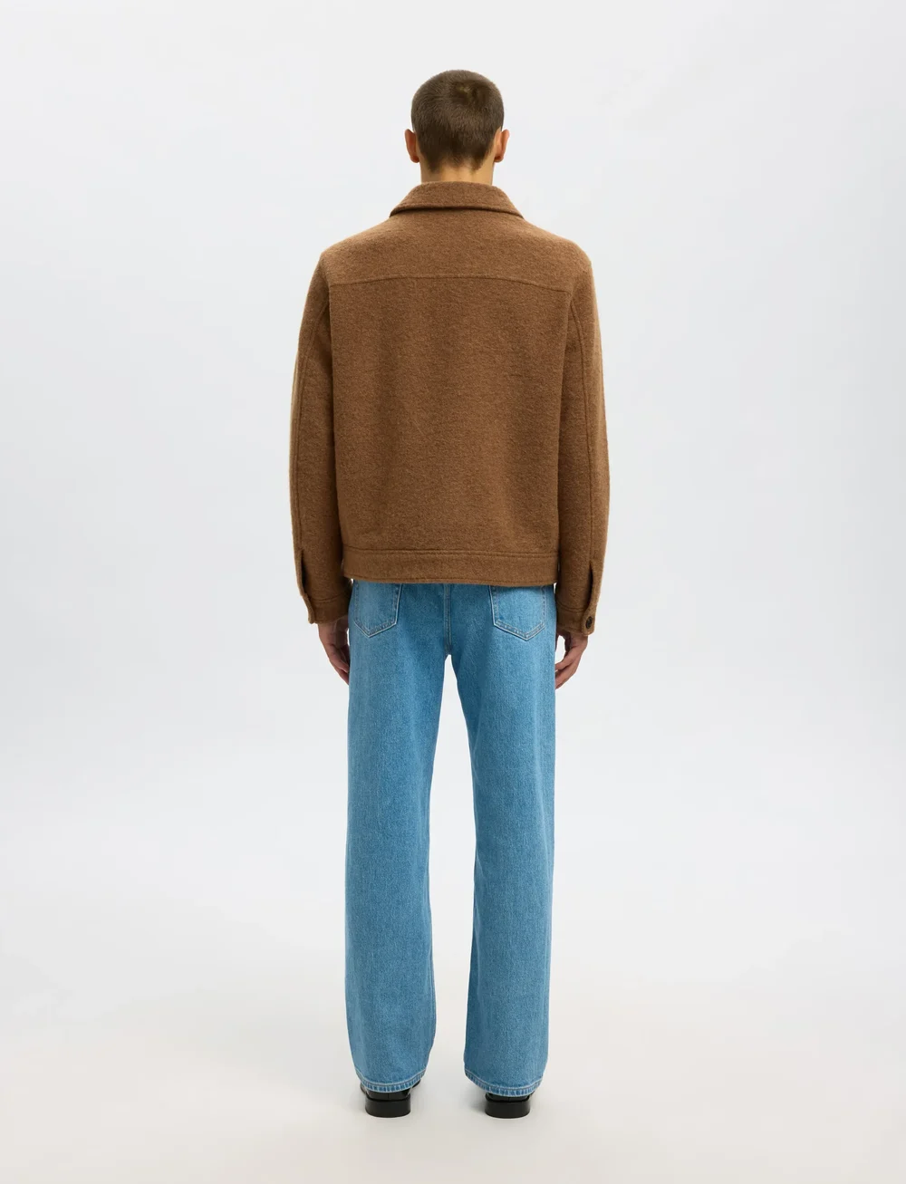 Selected - SLHJAKOB WOOL BLEND JKT - winter jackets - chipmunk - 2
