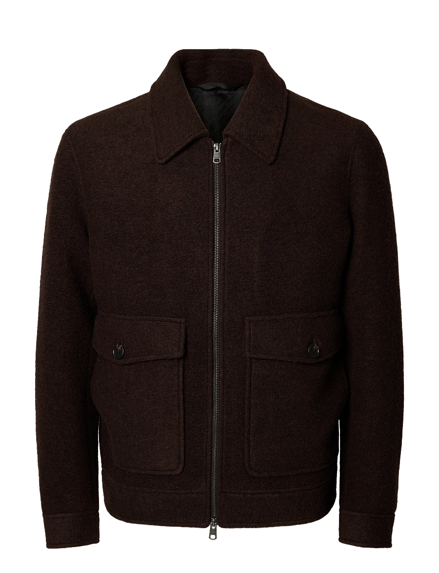 Selected - SLMJAKOB WOOL BLEND JKT NOOS - jacken - delicioso - 1