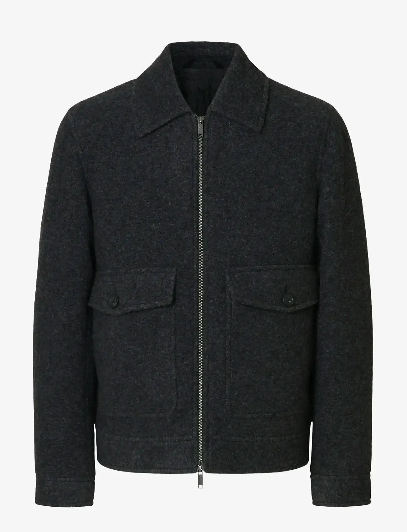 Selected - SLHJAKOB WOOL BLEND JKT - herbstjacken - grey melange - 0
