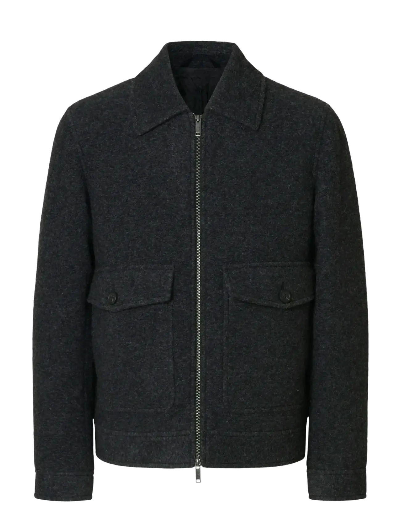 Selected SLHJAKOB WOOL BLEND JKT - Selected - GREY MELANGE / grey
