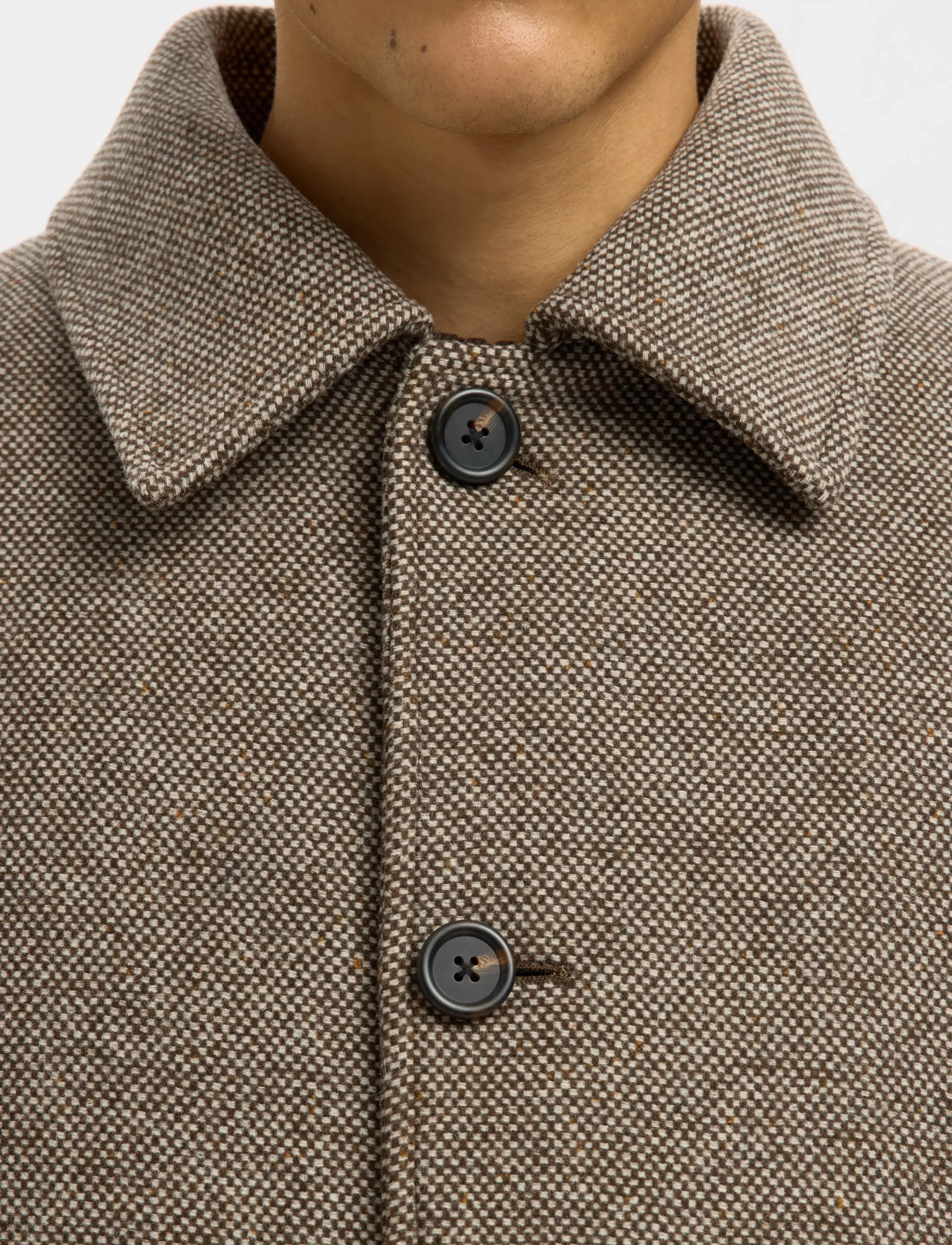 Selected - SLHARCHIVE WOOL BLEND CAR COAT - wollmäntel - demitasse - 4