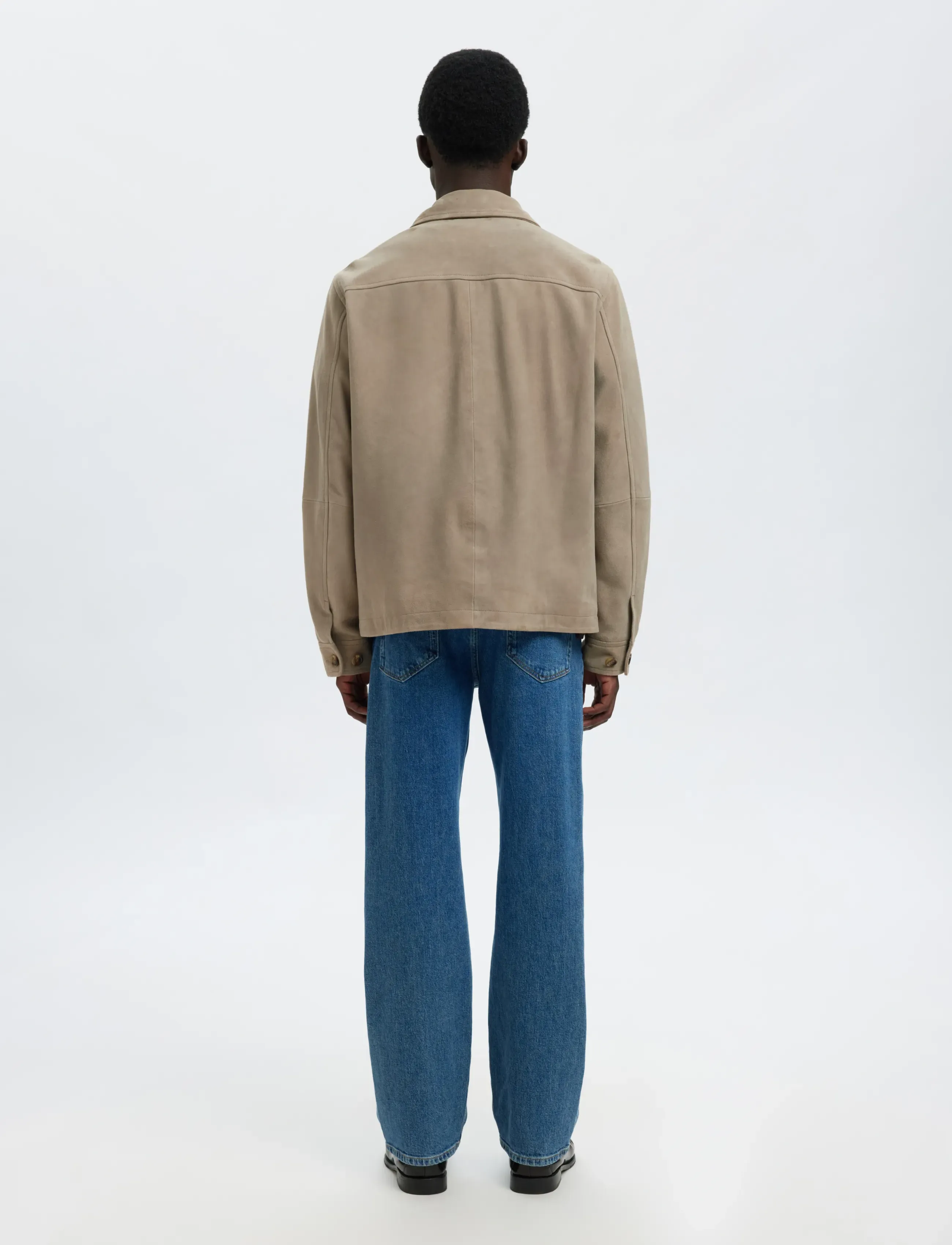 Selected - SLHTHOM SUEDE OVERSHIRT NOOS - forårsjakker - desert taupe - 2
