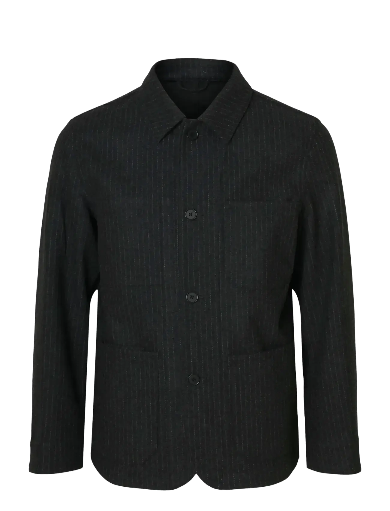 Selected SLM-LANDON WOOL BLEND HYBRID BLAZER NOOS - Kläder - GREY / grey