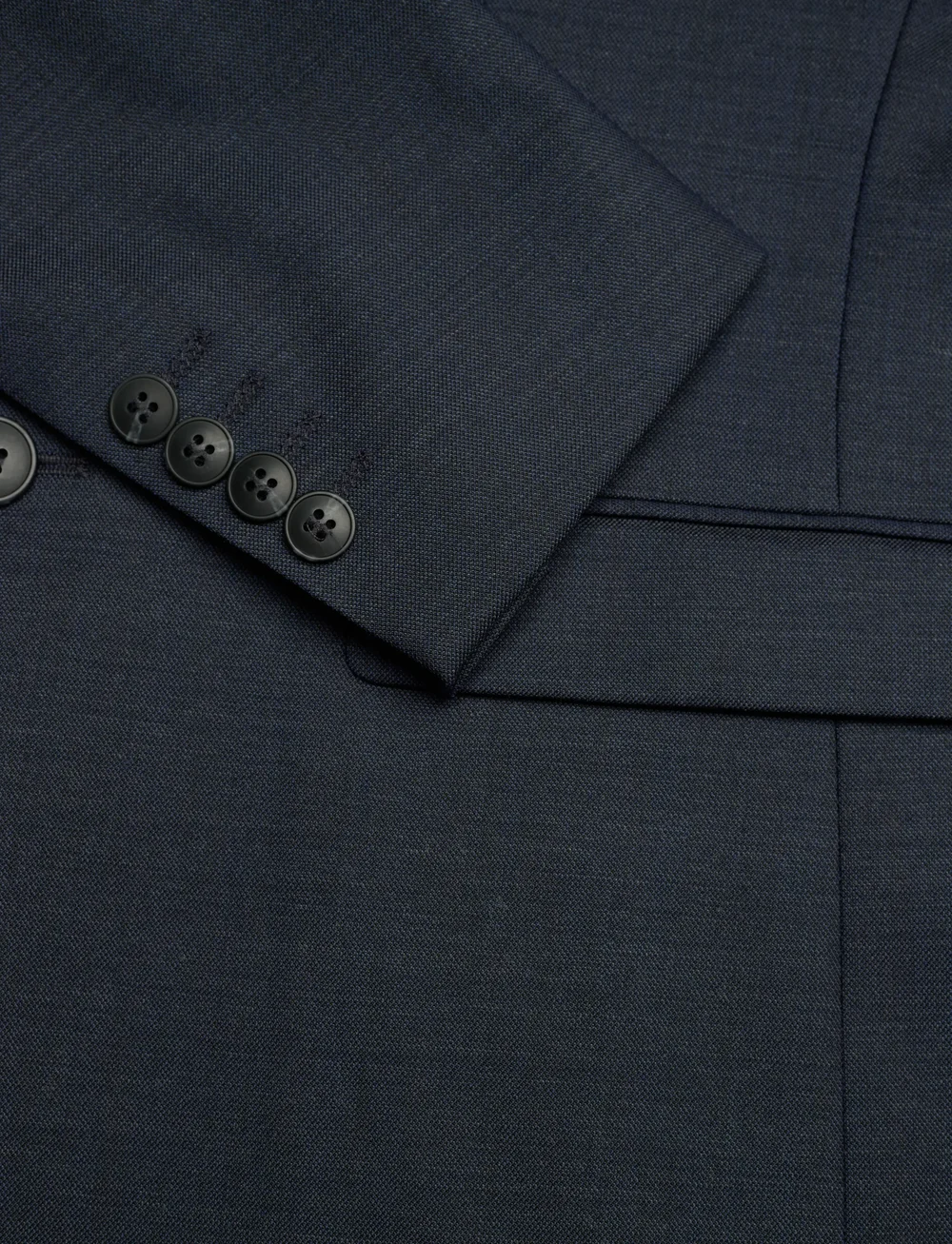 Selected - SLHSLIM-THEO WOOL BLEND BLZ FLEX NOOS - Ühe rinnatisega pintsakud - sky captain - 3