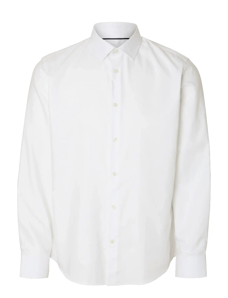 Selected - SLMSLIMCLARK SHIRT LS NOOS - chemises oxford - bright white - 1