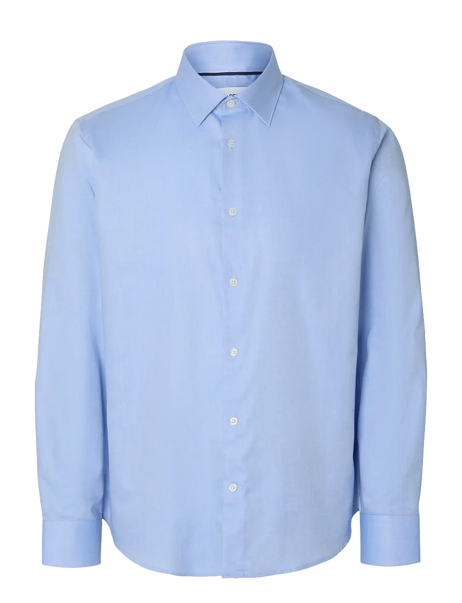 Selected - SLMSLIMCLARK SHIRT LS NOOS - oxford skjorter - light blue - 1