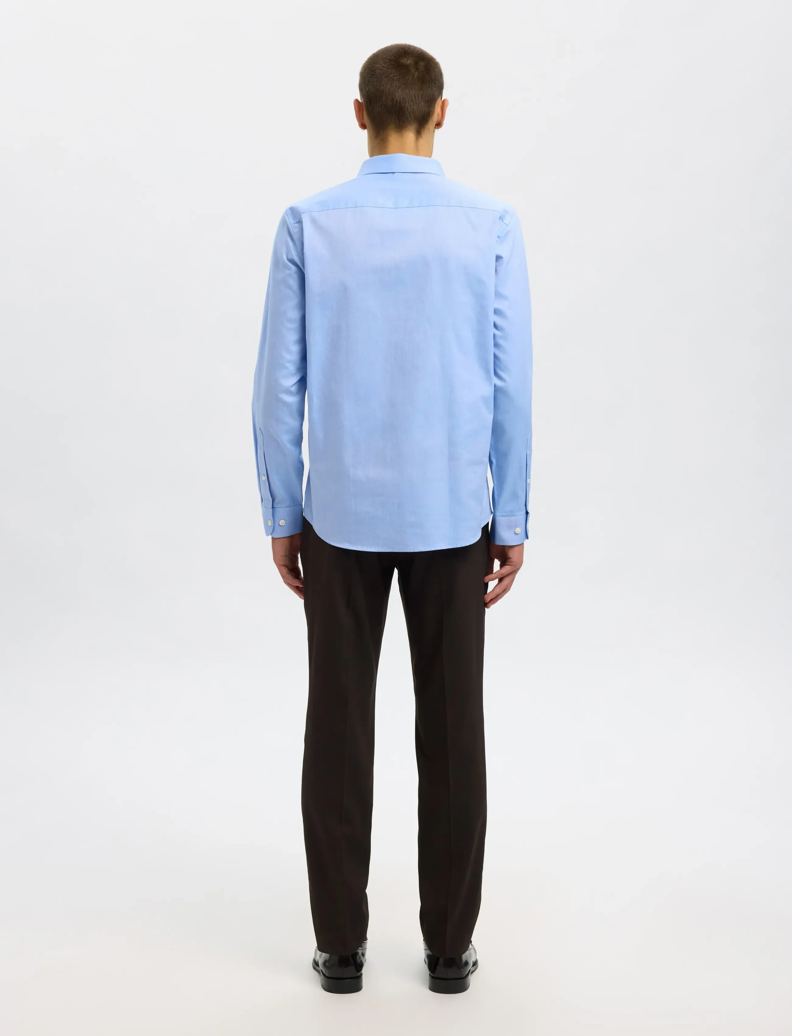 Selected - SLMSLIMCLARK SHIRT LS NOOS - oxford skjorter - light blue - 2