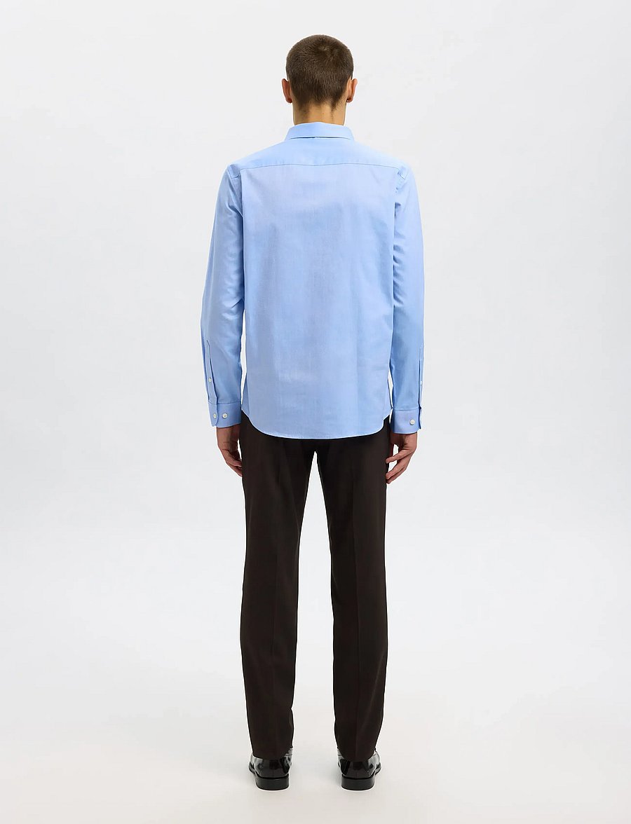 Selected - SLMSLIMCLARK SHIRT LS NOOS - oxford skjorter - light blue - 2