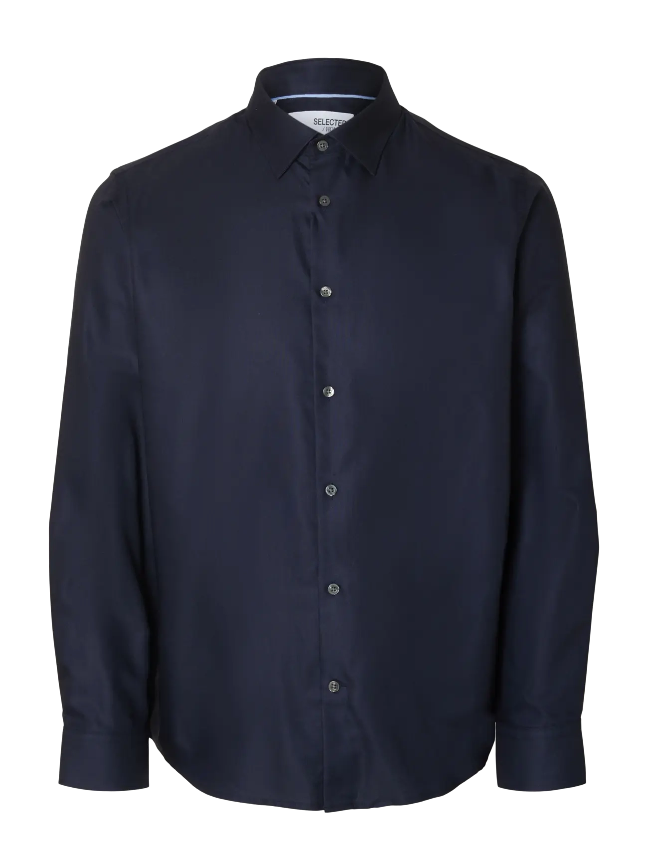 Selected SLMSLIMCLARK SHIRT LS NOOS - T-shirts - SKY CAPTAIN / navy