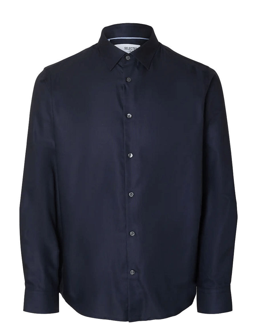 Selected - SLMSLIMCLARK SHIRT LS NOOS - oxford skjorter - sky captain - 1
