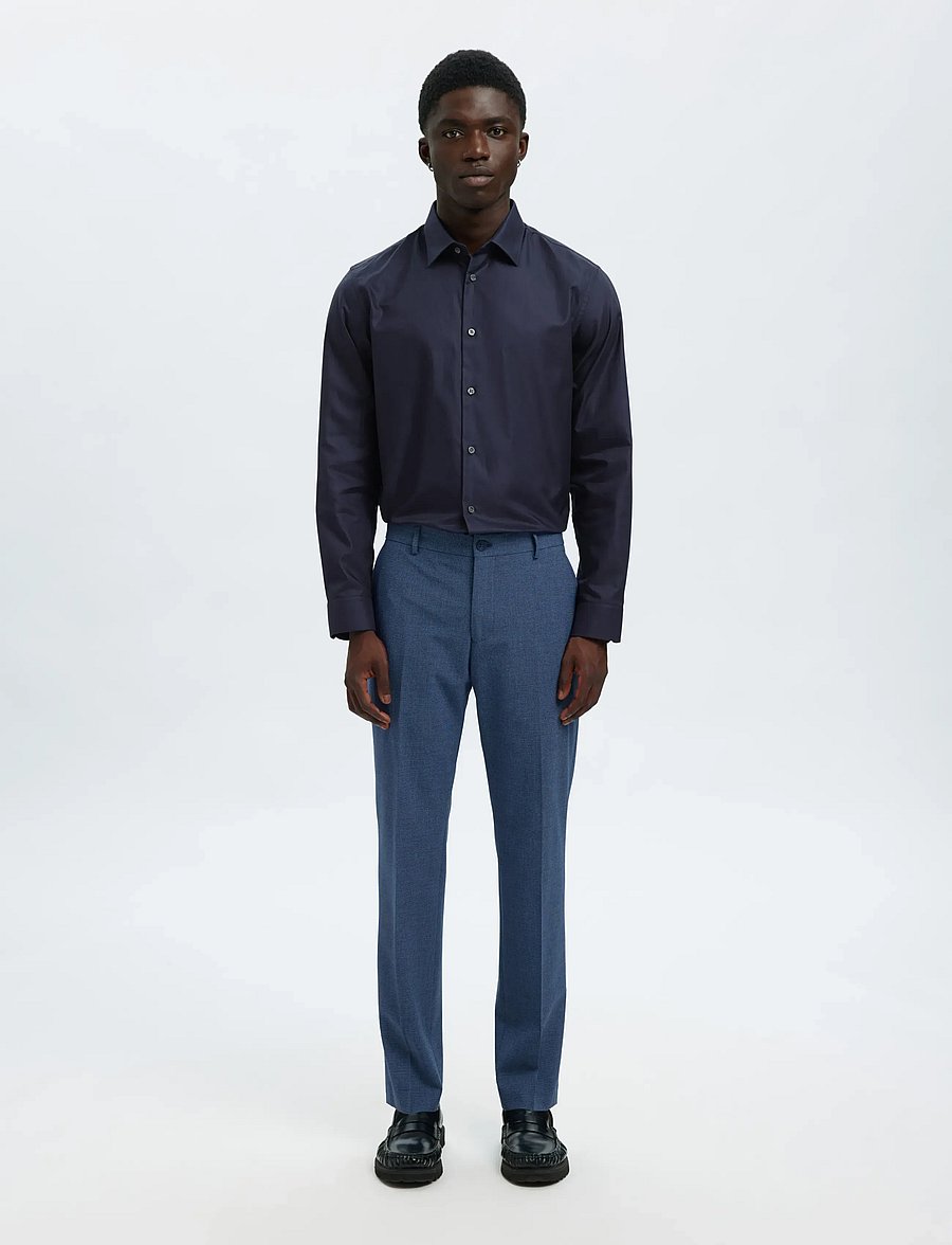 Selected - SLMSLIMCLARK SHIRT LS NOOS - oxford skjorter - sky captain - 2